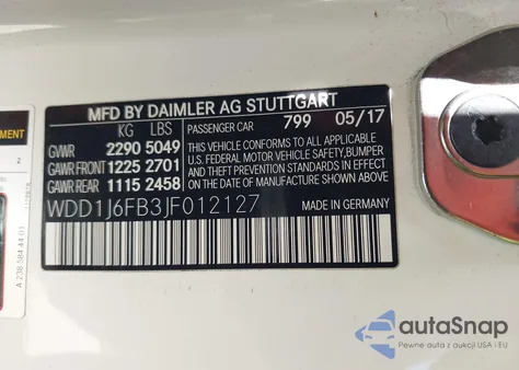 2018 Mercedes-Benz E 400 from USA, damaged, VIN WDD1J6FB3JF012127